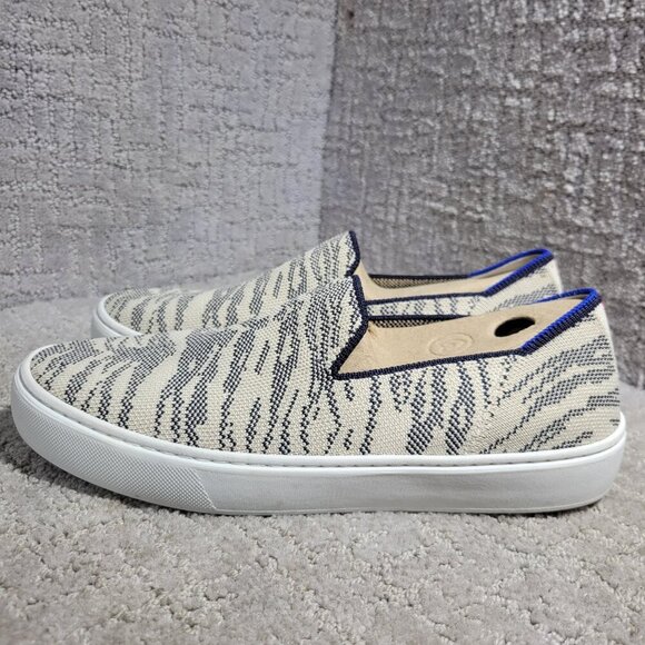 Rothy's The Sneaker Maritime Tiger Stripes Slip On Shoes Women's Multiple Sizes - Picture 2 of 16